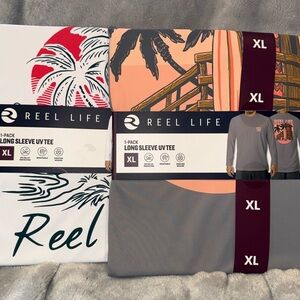 Reel Life Men's Long Sleeve UV Tee